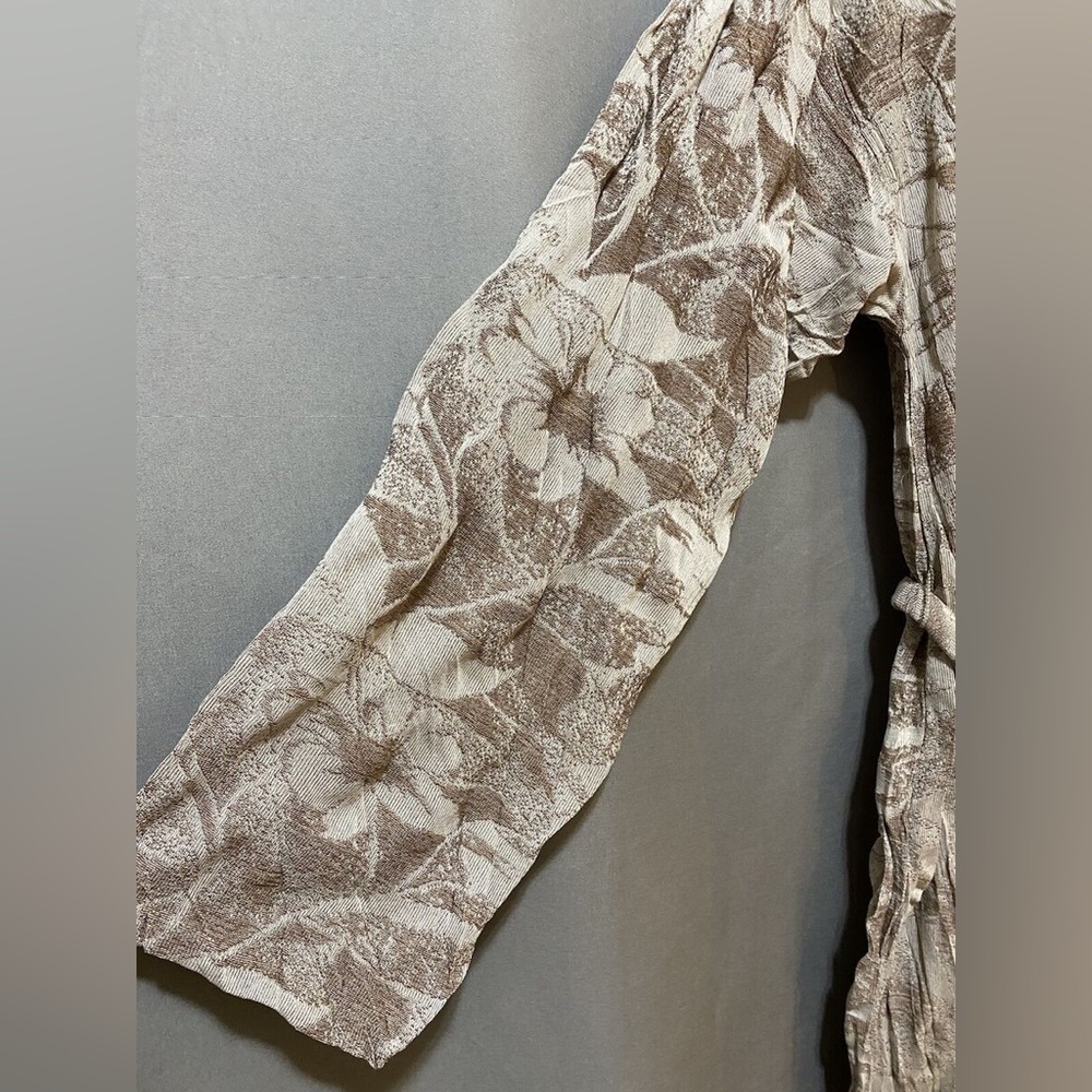 Zara Printed Crinkle Dress - Picture 9 of 10